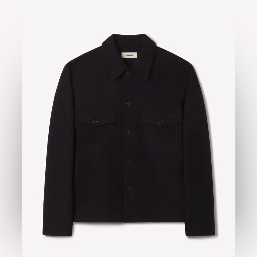 Buck Mason Felted Wool Field Shirt